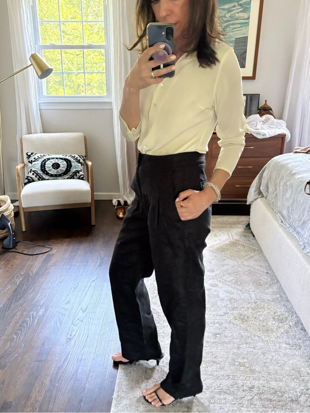Banana Republic Black Linen Pants New with Tag
